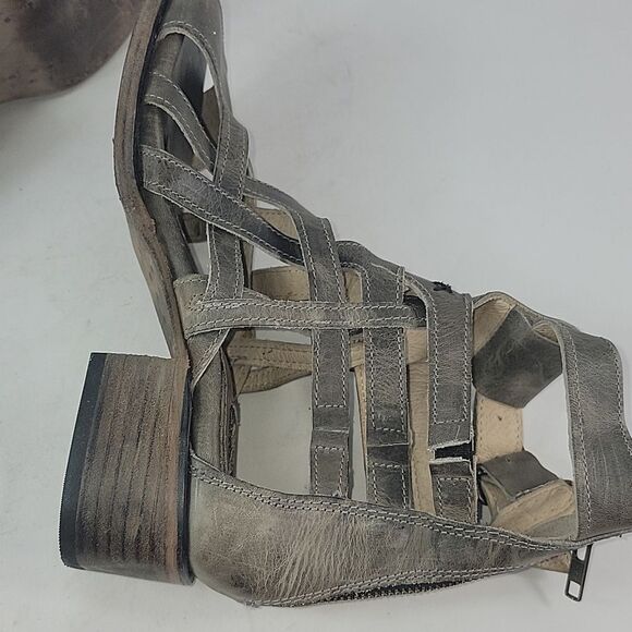 Freebird By Steven Gazelle Stone Gladiator Leather Women's Sandals - Picture 15 of 15